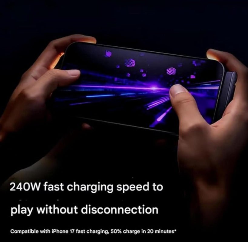 TechMX™ 2 - In - 1 Invisible Holder Charger Cable - 240W Fast Charging Cord with Integrated Phone Stand - Techmxshop.store